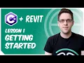 C Revit Lesson 1 - Getting started