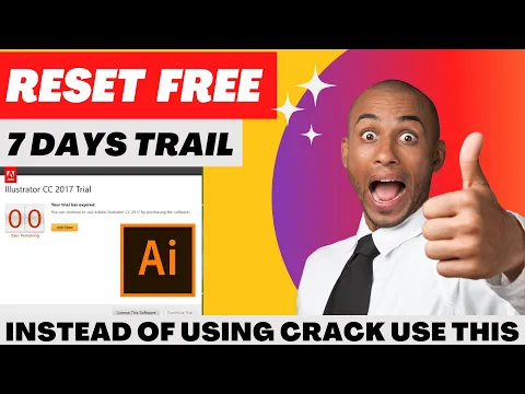 Download MP3 Reset Adobe Illustrator 7 days free trial | Use expire Illustrator | Extend AI free Trial [ENG SUB]