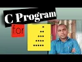 how to write a program to print half pyramid using in c - pattern 2