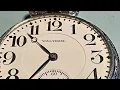 It was running 20 min fast Repair of Waltham Riverside pocket watch