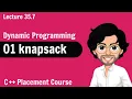 01 Knapsack - Dynamic Programming C Placement Course Lecture 35 7