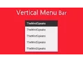 Vertical Menu Bar HTML CSS - TheMindSpeaks