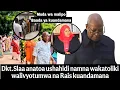 Lagu DKT.SLAA LEO TAR-6 KAANIKA MCHEZO WOTE, KATAJA WALIOWATUMA WAKATOLIKI KUANDAMANA UBALOZI WA VATIKANI