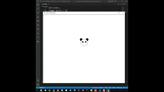 Python Program to Draw a Panda using Turtle Graphics