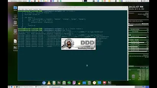 Simple Demo on 2D ARRAY of CHAR - Debugging C using Data Display Debugger by GNU