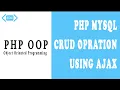 PHP OOP MYSQL Crud Operation Using Ajax