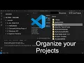 How I organize my project folders in VS Code