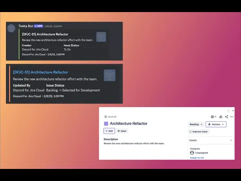 watch Discord for Jira Cloud by Tretta video