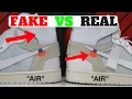 FAKE vs REAL Air Jordan 1 Retro x Off-White Detailed Comparison