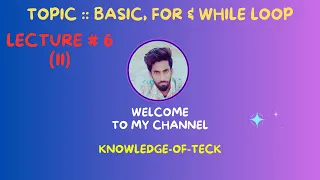PL-SQL Basic Loops - For Loop While Loop PL-SQL Loop with Examples Lectures 06 part II