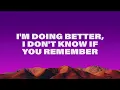 FLETCHER - Doing Better (Lyrics)