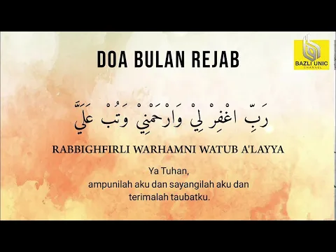 Download MP3 Doa Bulan Rejab (500X ulang)