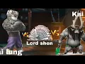 Tai lung vs lord Shen vs Kai