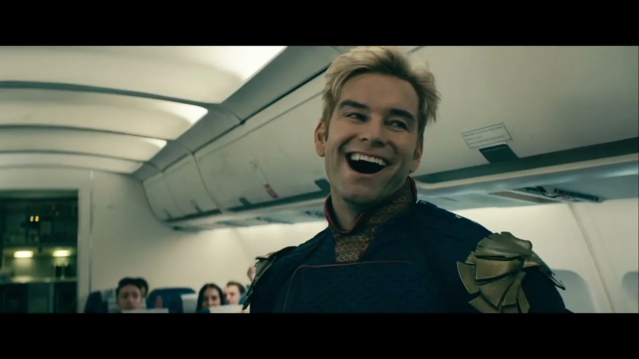 Homelander being relatable for 10 minutes and 1 second (S01)