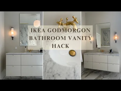 Download MP3 IKEA BATHROOM VANITY HACK | HOW TO GUIDE AND BATHROOM TOUR