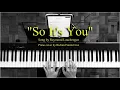 Download Lagu SO IT'S YOU RAYMOND LAUCHENGCO FREE LEAD SHEET