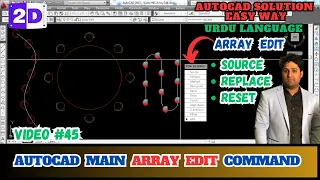 Array Edit Array Edit Command in AutoCAD Tutorial for Beginner s Urdu Language Vid