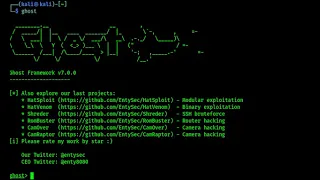 Ghost Framework download Installing In Kali Linux Android Remotely