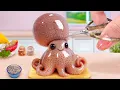 Recipe for Seafood Lover 😍 Miniature Deep Fried Tiny Octopus Recipe 😍 Tina Mini Cooking