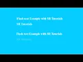 Text Flash Example Using CSS Animation SR Tutorials