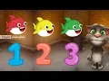 Download Lagu  Belajar menghitung ikan hiu 1 Sampai 20 untuk Orang tua PAUD TK Fan animation