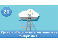 20 Programacion en Java Condicionales Ejercicio - Determinar si un numero es multiplo de 10
