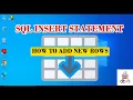 Learn SQL Insert Statement In Urdu