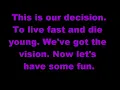 MGMT - Time to Pretend (lyrics)