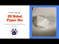 STEM Challenge Paper 20 Sided Die
