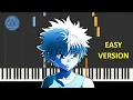 Download Lagu Hunter x Hunter - Zoldyck Family Theme (2011) - Easy Anime Piano Tutorial