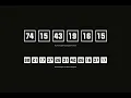 Numbers 0-99 Style Two Font Download
