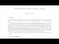 CPSC 320 Worked Example Asymptotic Analysis Intro