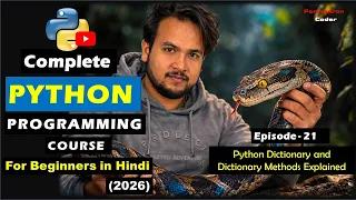 Python Dictionaries Dictionary Methods Explained Key-Value Pairs Python Tutorial - Episode 21