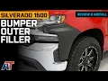 2019-2021 Silverado 1500 Replacement Front Bumper Outer Filler Review Install