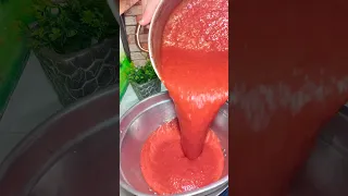 افضل طريقه لتخزين الطماطم طريقه عمل صلصه الطماطم Exploremore الطبخ حيل Food طبخ وصفات 