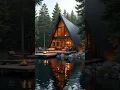 Download Lagu Ultimate Cozy Cabin Interior! 😍 Must-See Lakeside A-Frame Tour 🏡