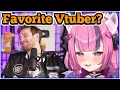 Ironmouse reacts to Connor Being Asked About His FAVORITE VTUBER