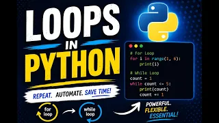 Understanding loops in Python for while nested for and while loop break continue range in