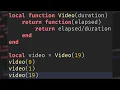 Function return a function Lua s magic