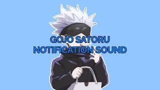 jujutsu kaisen gojo satoru notification sounds