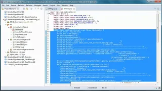 Class Scheduling 02 Genetic Algorithm 04 SQLite DB JAVA Prototype Project