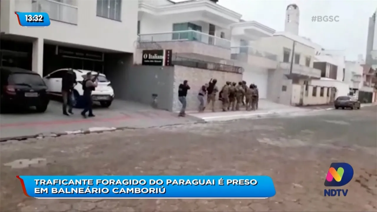 Traficante foragido do Paraguai é preso em Balneário Camboriú