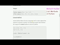 List Methods in Python - Python Tutorial by Mahesh Huddar