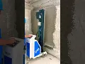 Download Lagu Mortar #spraying #plastering #wall #machinery #construction #robot #scraping #plaster #lime #cement