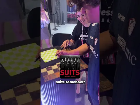 Signing The Suits Chess Board