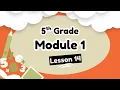 5th Grade Module 1 Lesson 14 Eureka Math Squared