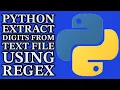 How To Extract Numbers From A Text File In Python Beginners Mini Project 2024