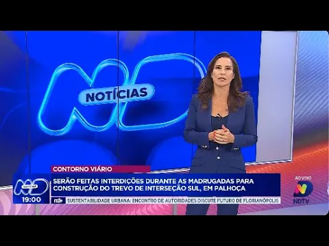 Contorno Viário: interdições programadas para construção do trevo em Palhoça