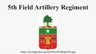5th Field Artillery Regiment
