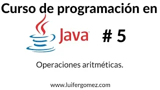 Operaciones Aritmeticas en Java